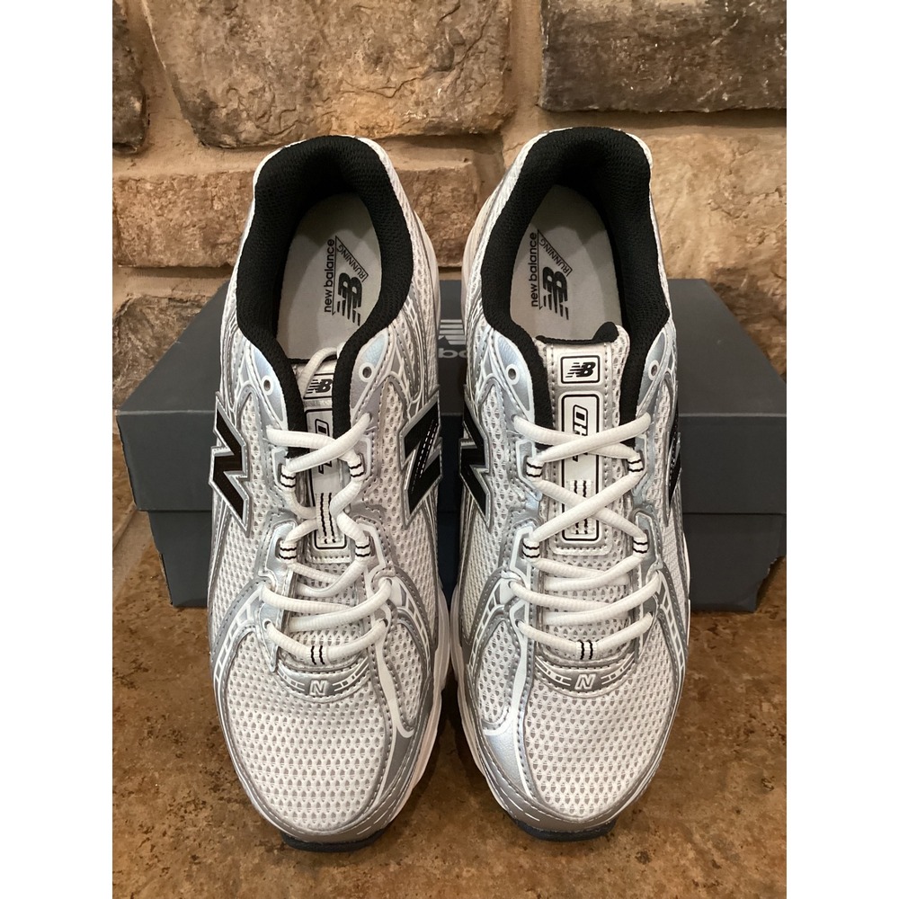 New Balance 740 Size Mens 8.5 Womens 10 White Grey Silver Mesh Running Shoes New - Picture 3 of 8